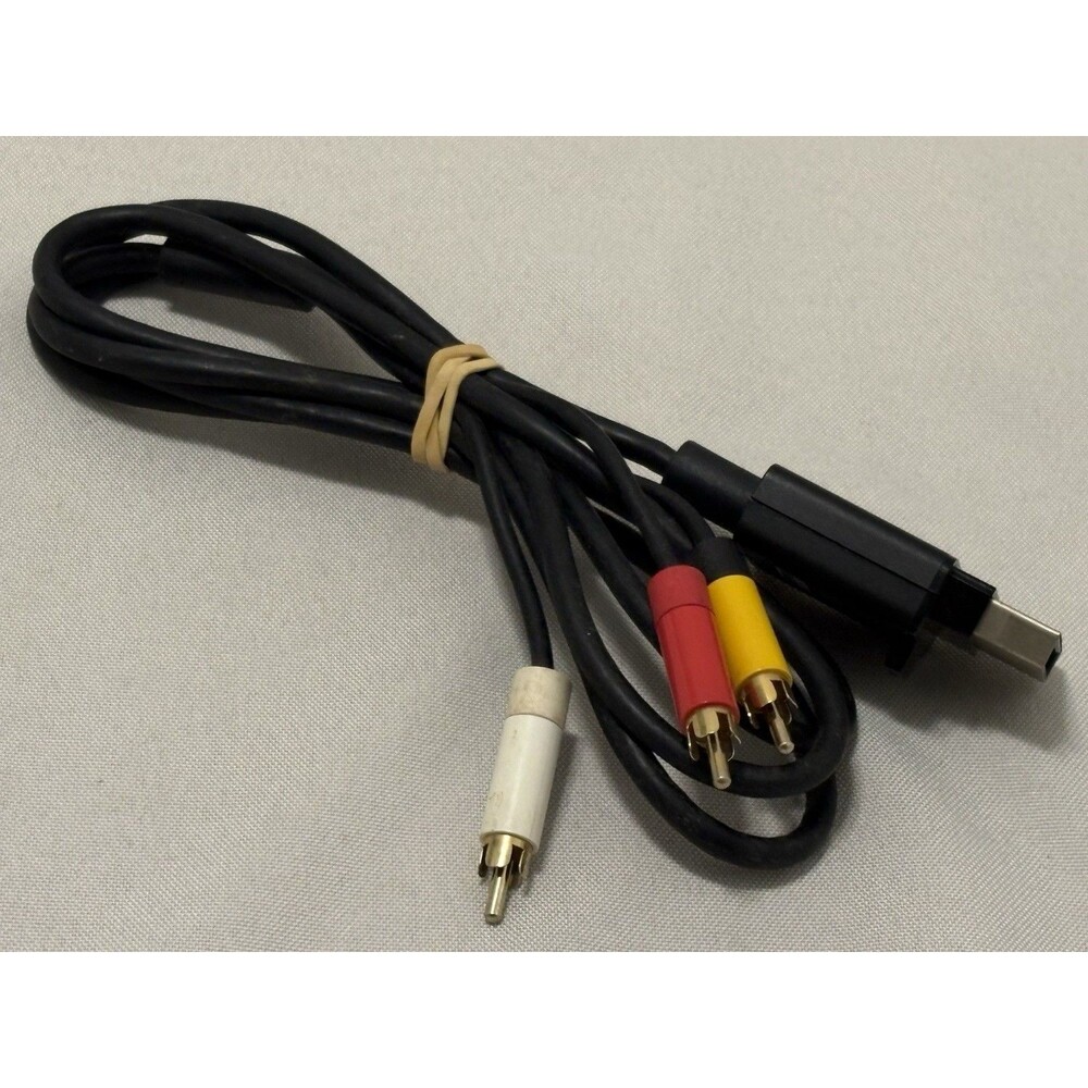 Genuine Official OEM Microsoft XBOX 360 Composite AV Cable X821376-001
